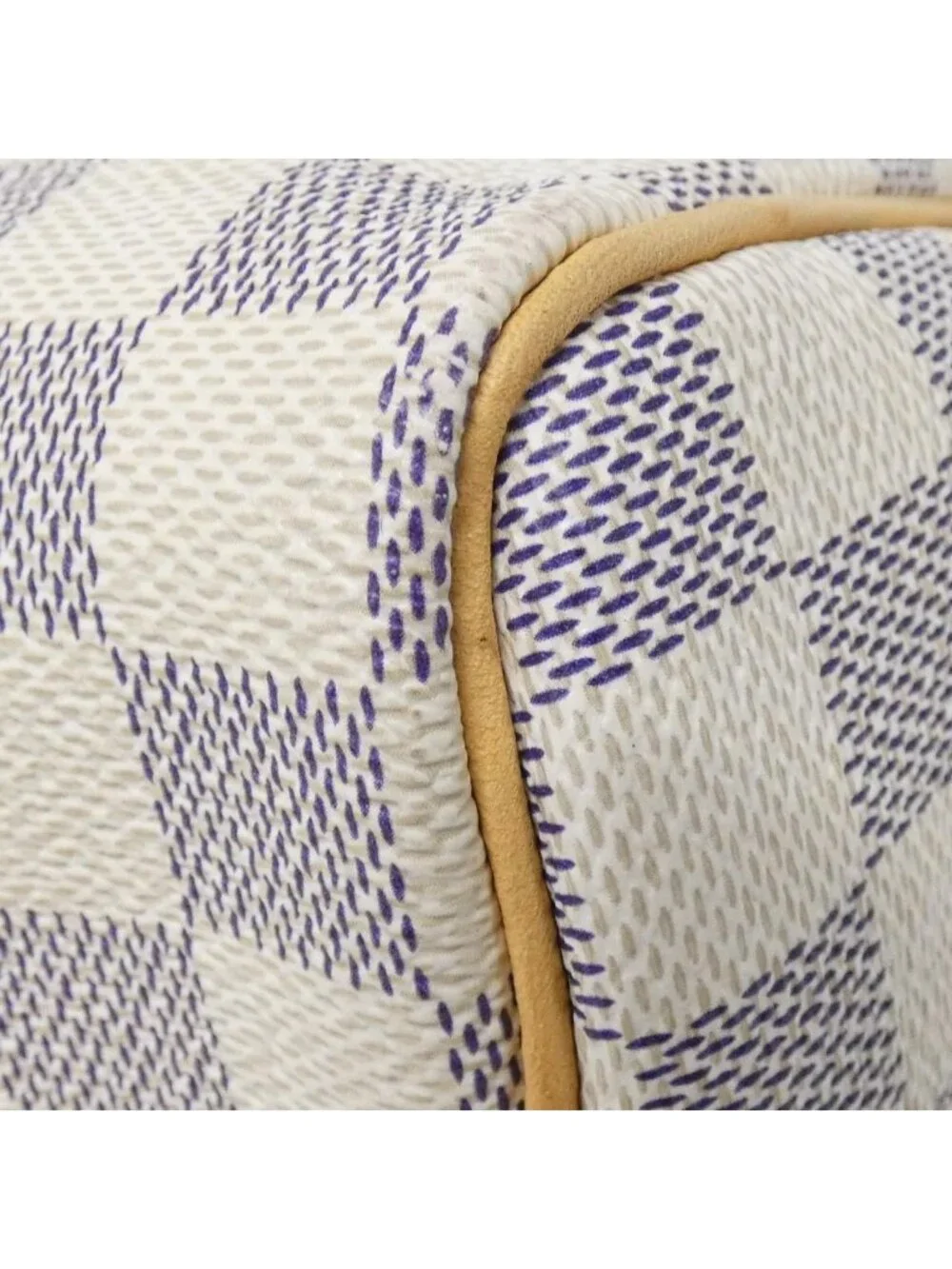 Louis Vuitton Damier Azur Speedy 25 Boston Bag